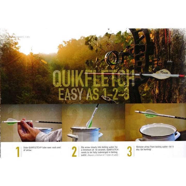 Vanes quickfletch 2'' faciles à poser