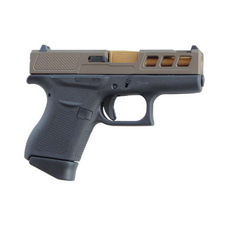 Zaffiri Glock 43 Gen3 Ported TiN/Burnt Bronze