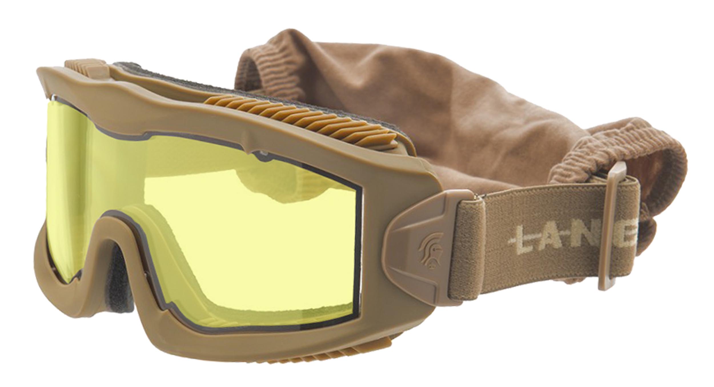 Masque série AERO Thermal Tan jaune