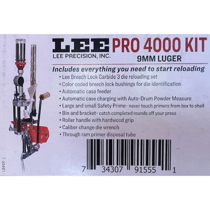 LEE PRO 4000 9MM LUGER KIT
