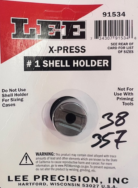 SHELL HOLDER 38/357