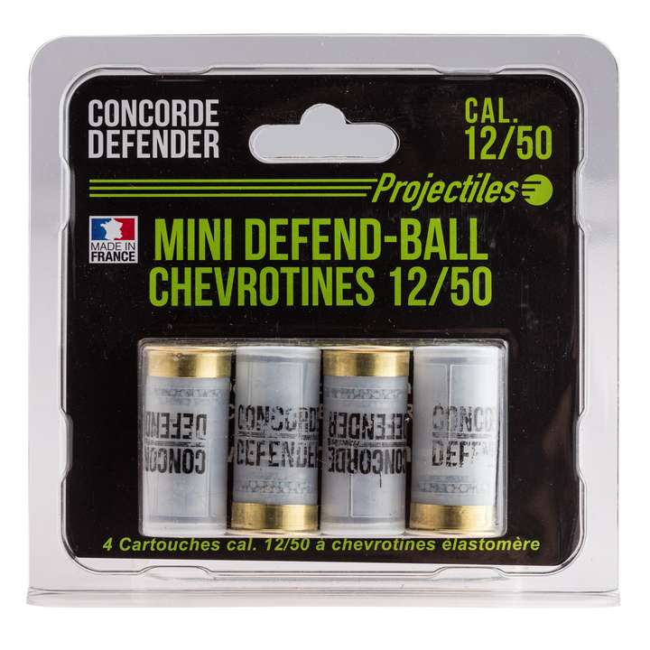 Mini Defend-Ball cal. 12/50 chevrotine Elastomere