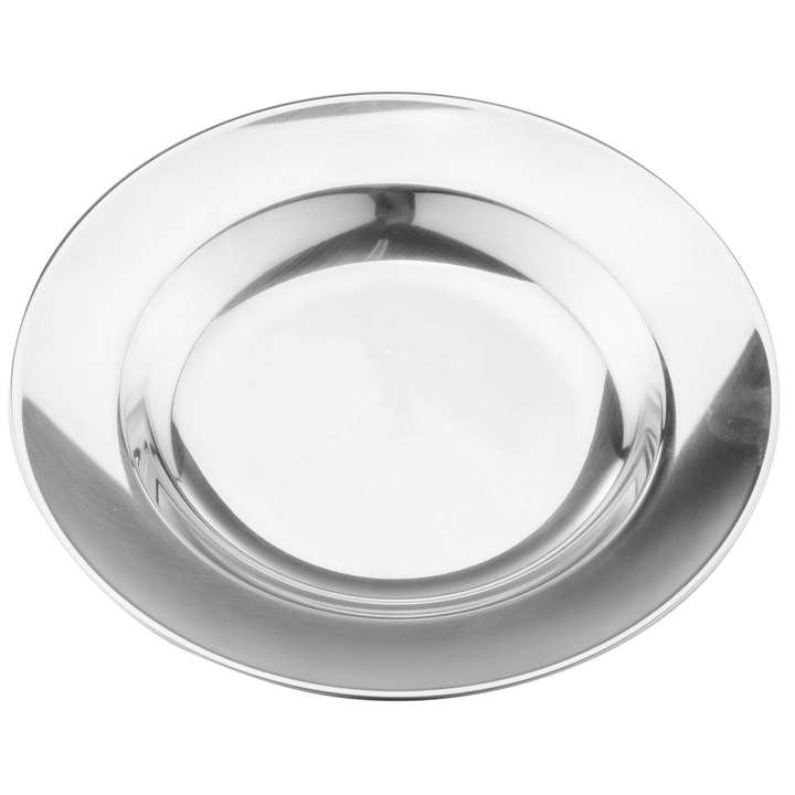 Assiette inox